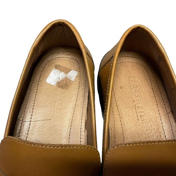 Florsheim Brown Leather Monk Strap Square Moc Toe Loafer Shoes Mens Size 10.5 D main image 4